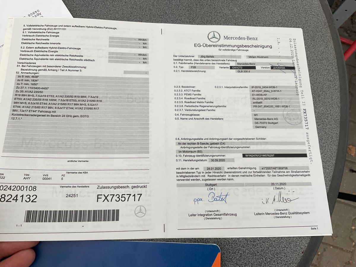 Mercedes-Benz GLB-Klasse GLB 200 d Progressive