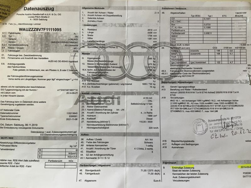 Audi A3 Limousine 2.0 TDI quattro Ambition — zdjęcie 16