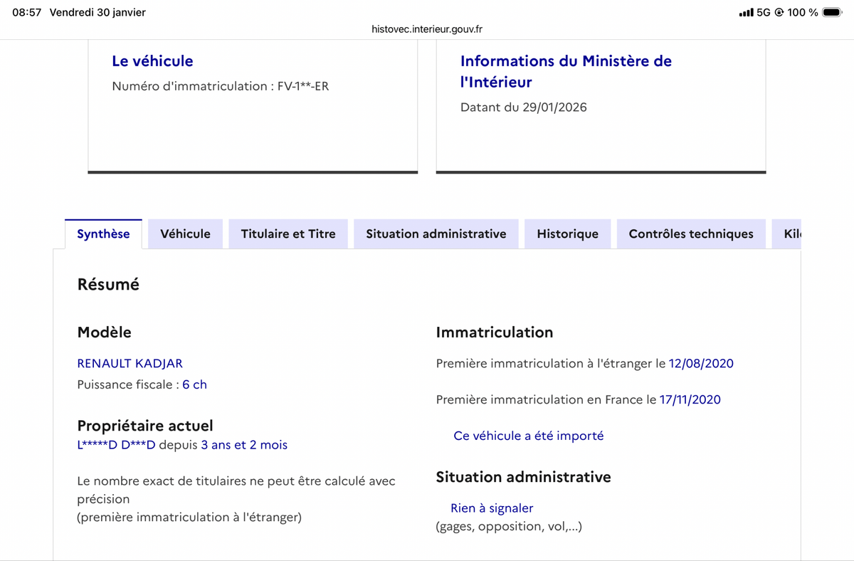 Renault Kadjar d'occasion