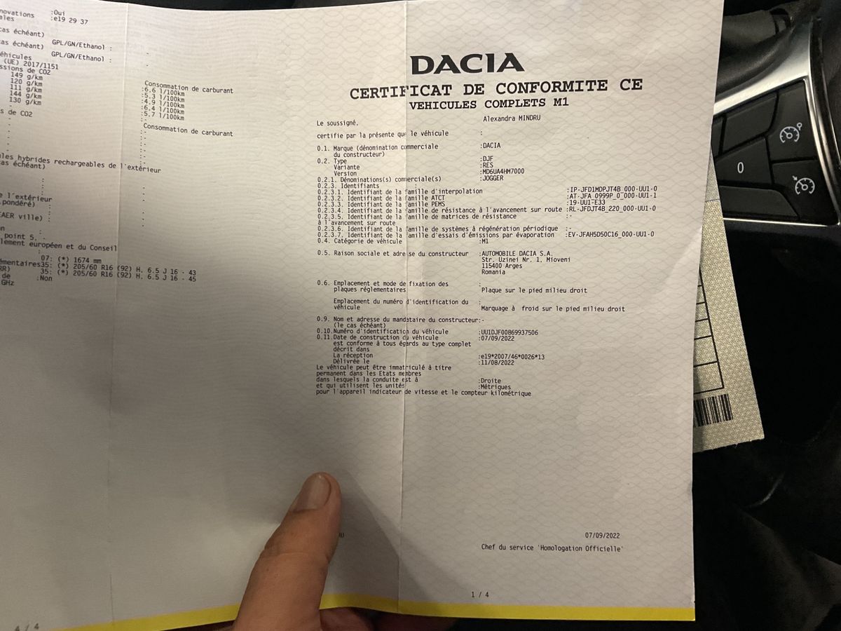 Dacia Jogger 1.0 TCe Extreme