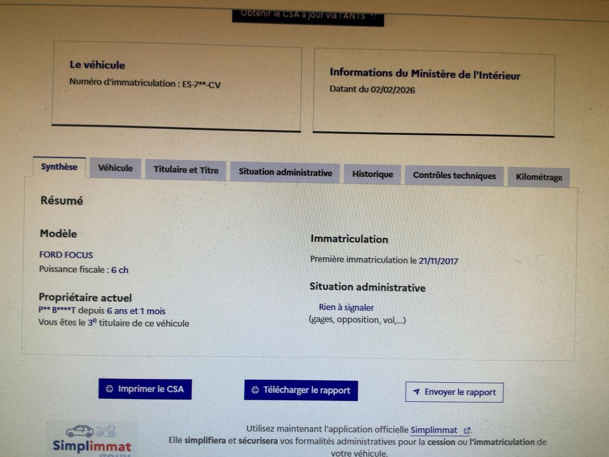 Ford Focus d'occasion