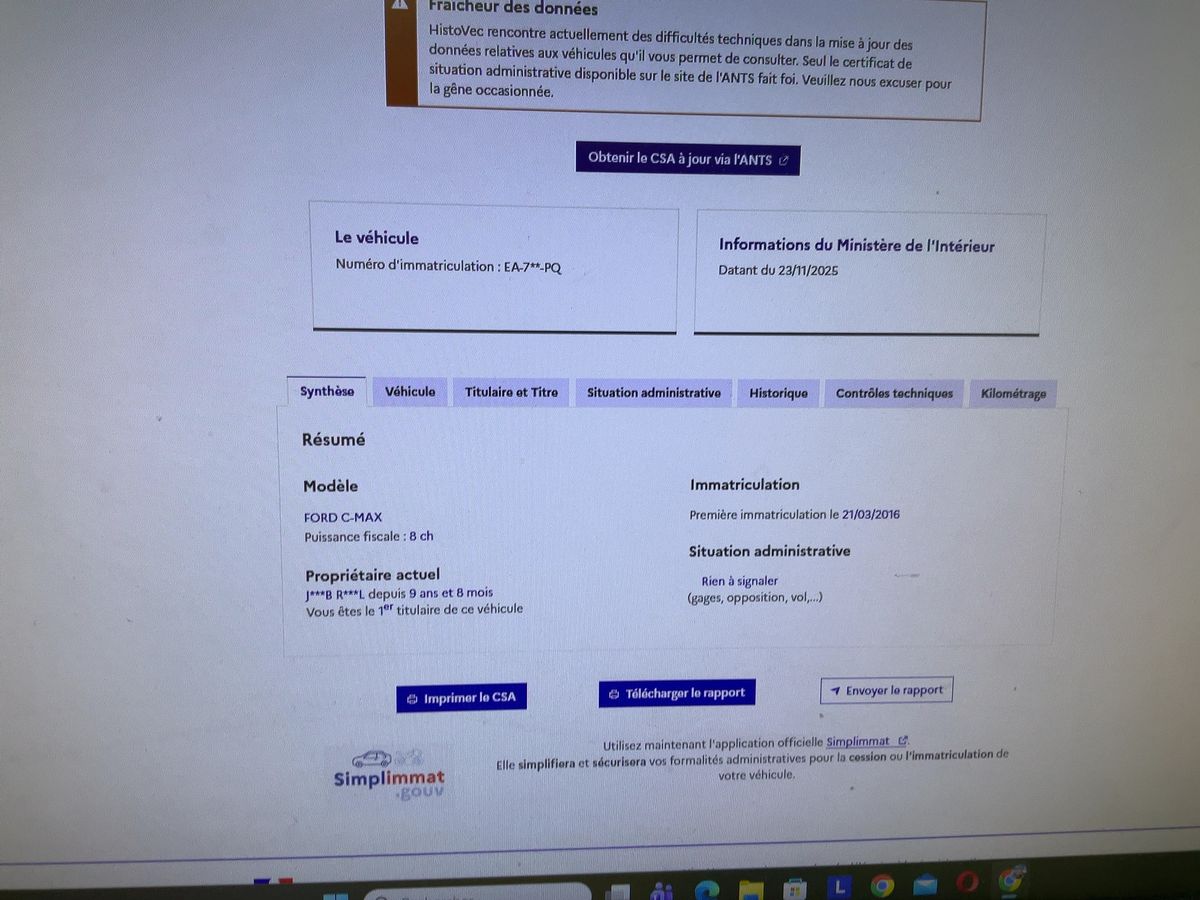 Ford C-Max d'occasion