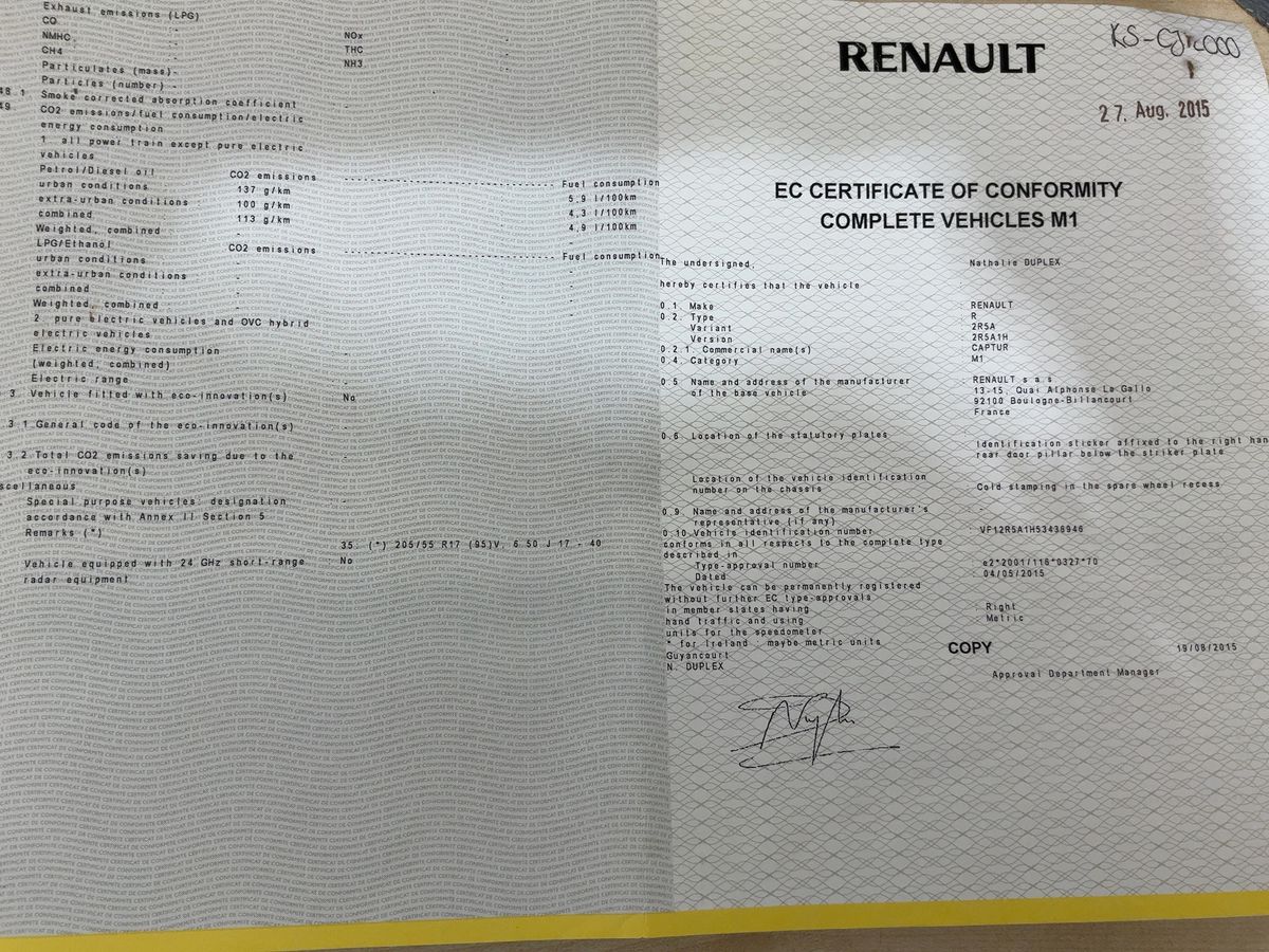 Renault Captur d'occasion