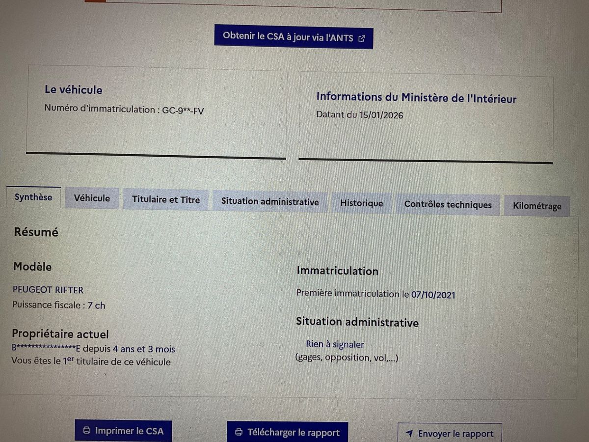 Peugeot Rifter d'occasion