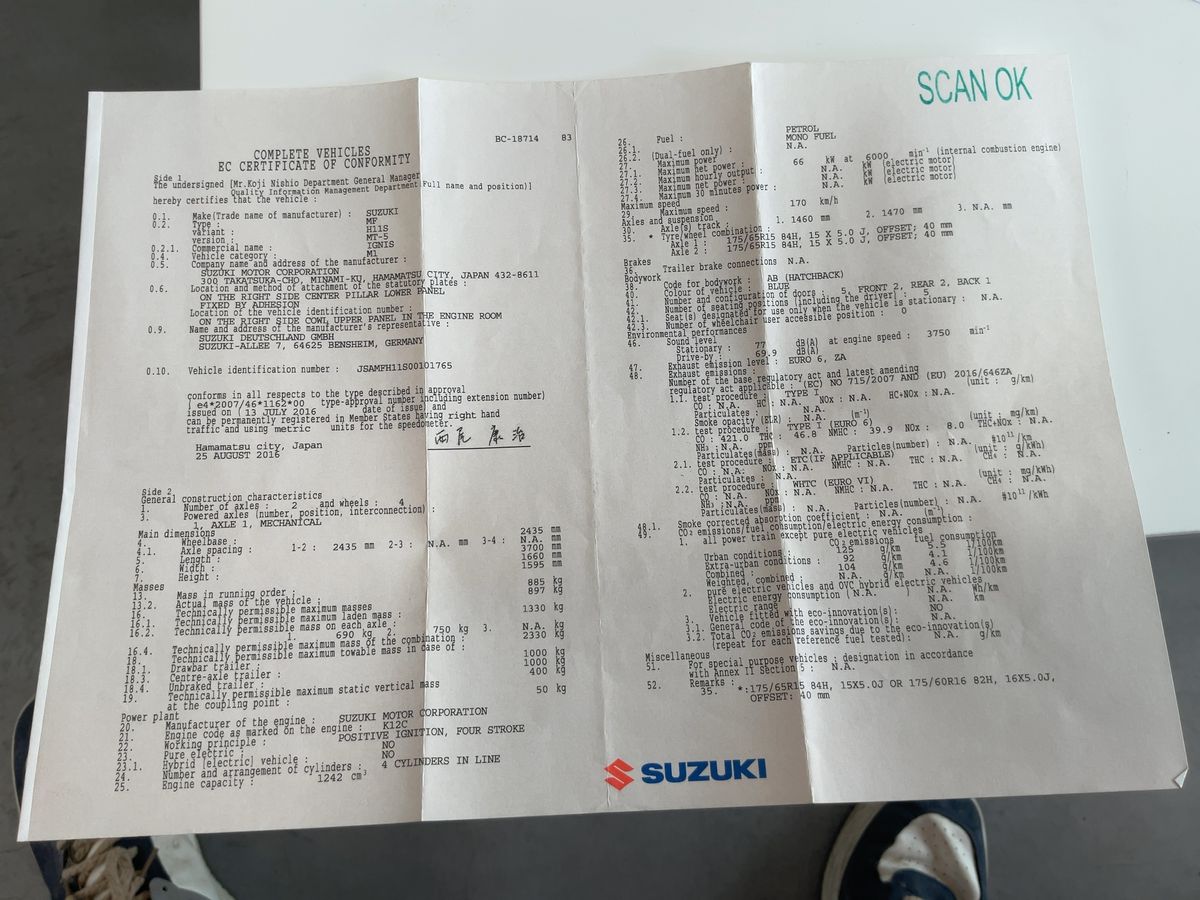 Suzuki Ignis d'occasion