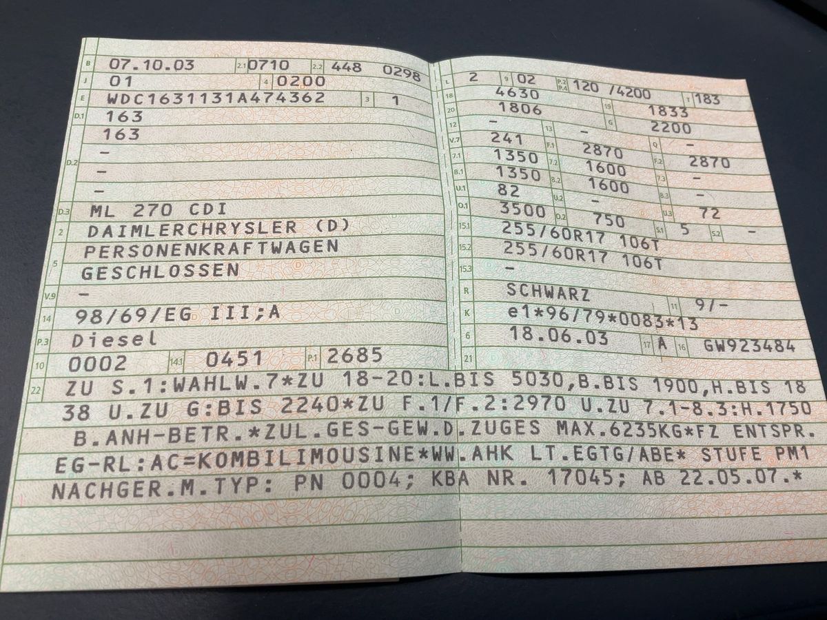 Mercedes-Benz M-Klasse ML 270 CDI