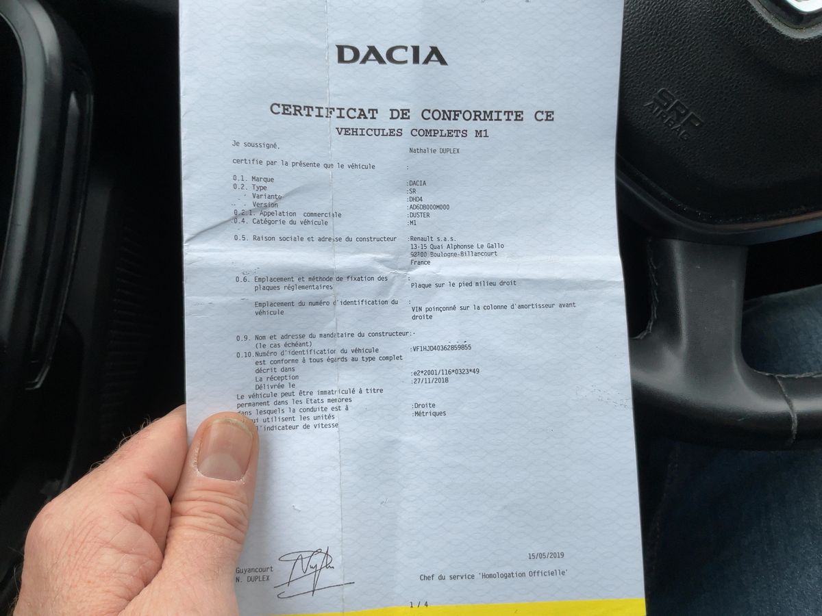 Dacia Duster d'occasion