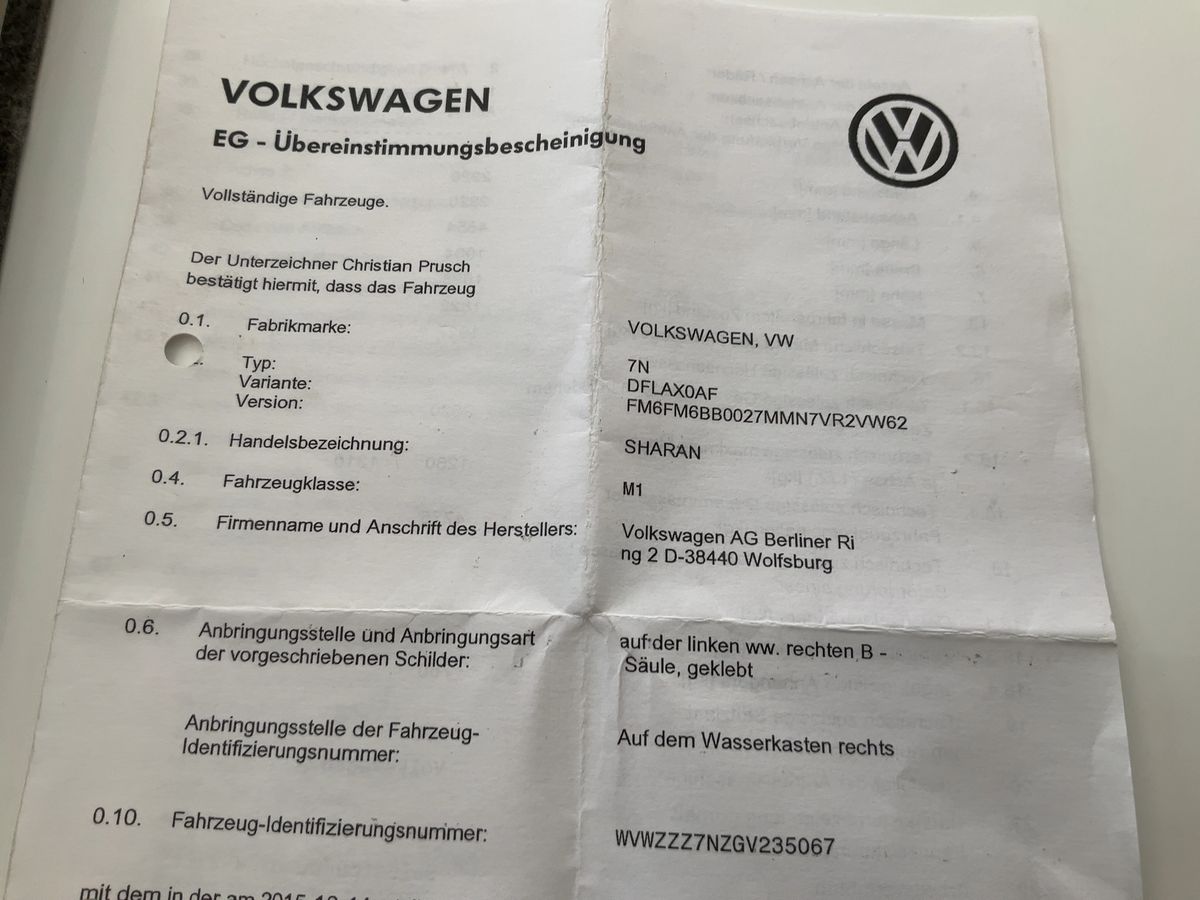 Volkswagen Sharan d'occasion