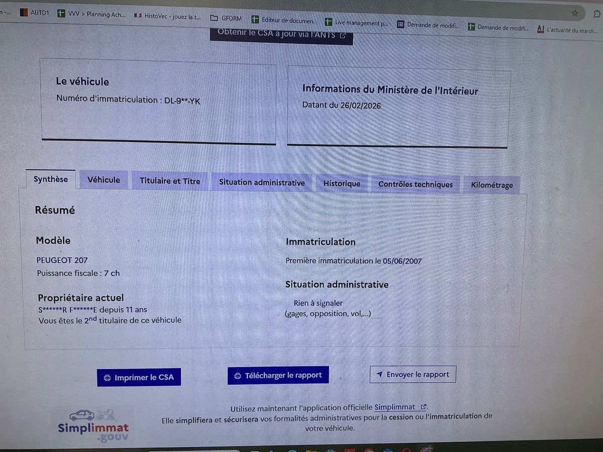 Peugeot 207 d'occasion