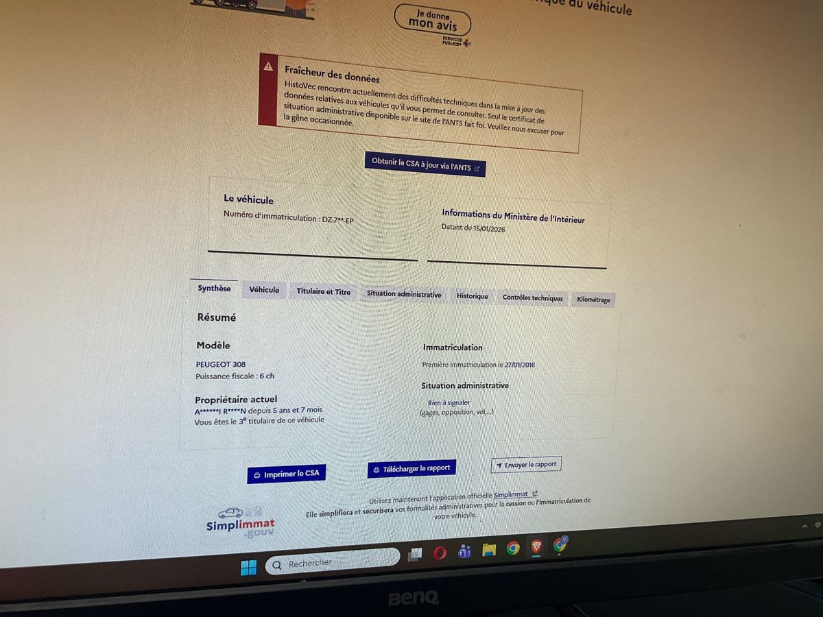 Peugeot 308 d'occasion