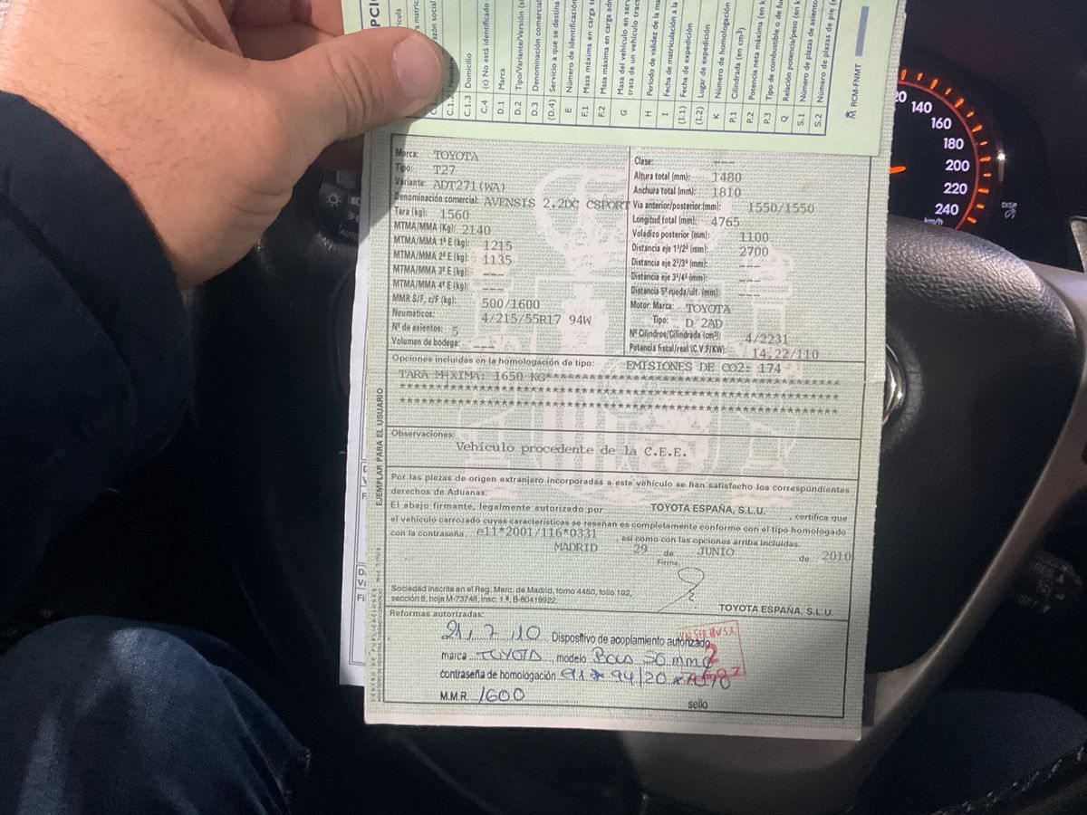 Toyota Avensis 2.2 D-4D Active