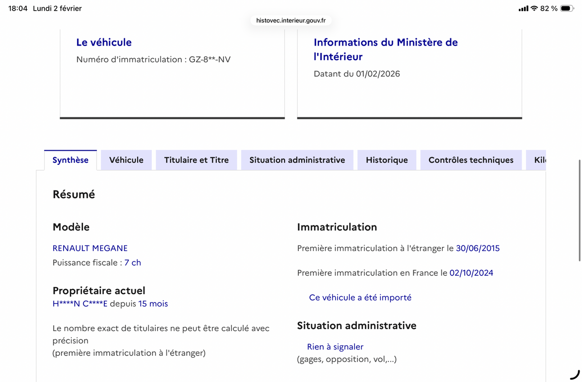 Renault Megane d'occasion