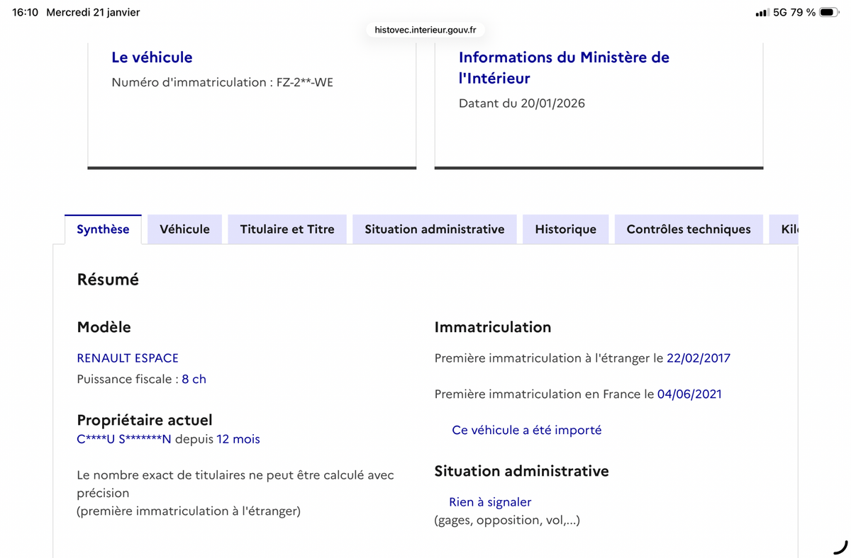 Renault Espace d'occasion