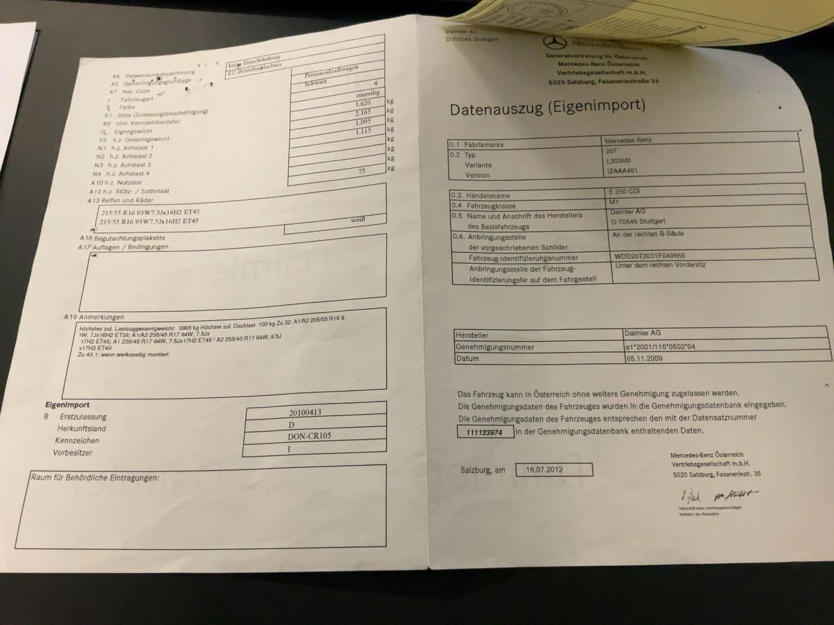 Mercedes-Benz E-Klasse d'occasion