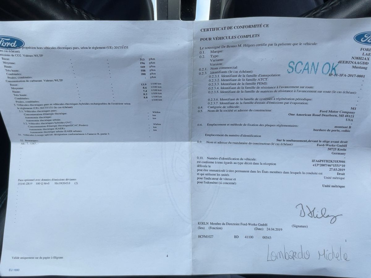 Ford Mustang d'occasion