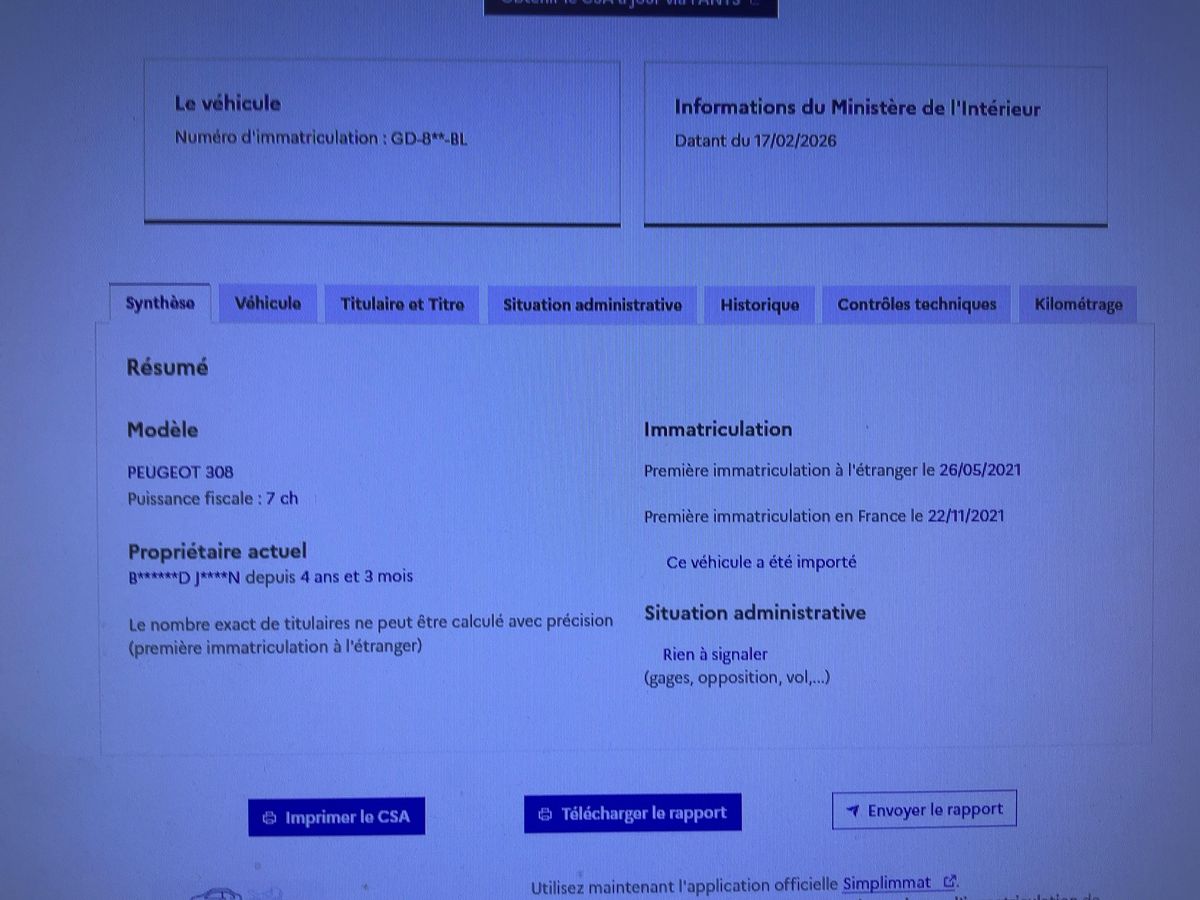 Peugeot 308 d'occasion