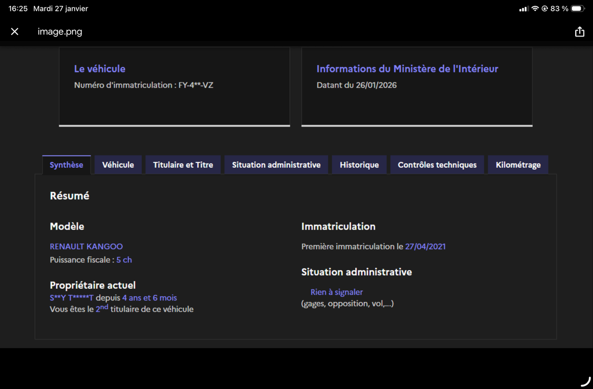 Renault Kangoo d'occasion