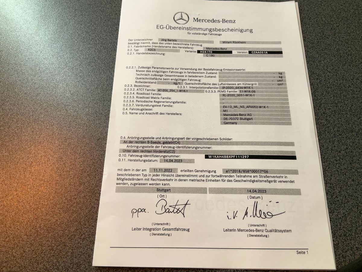 Mercedes-Benz C-Klasse d'occasion