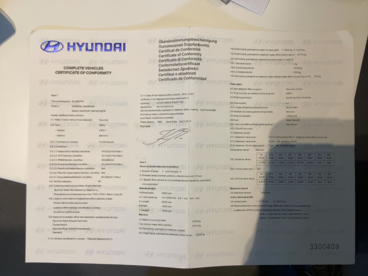 Hyundai Tucson d'occasion