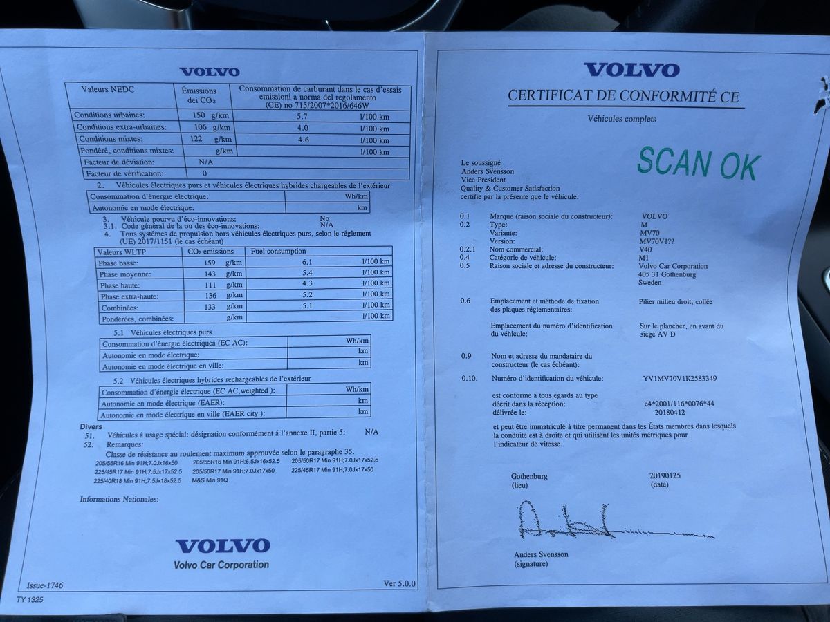 Volvo V40 d'occasion