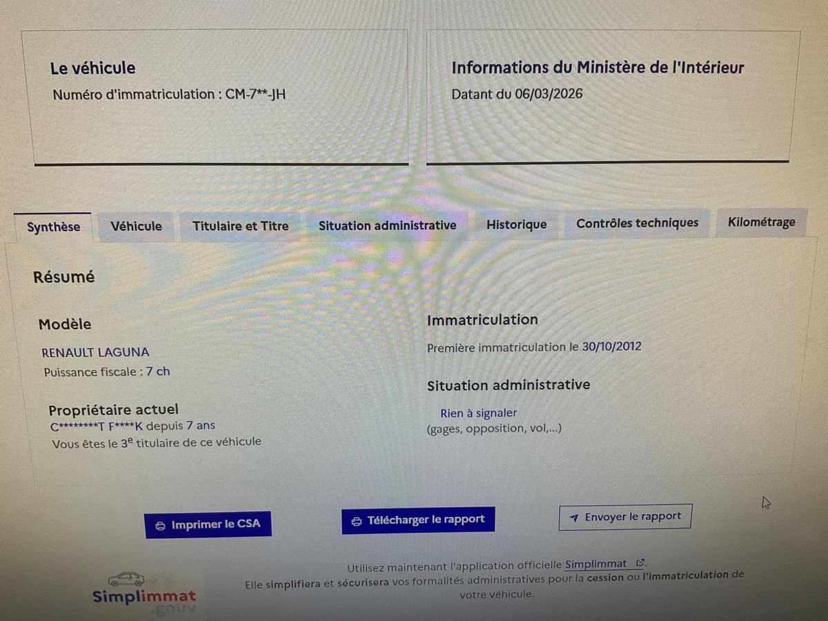 Renault Laguna d'occasion