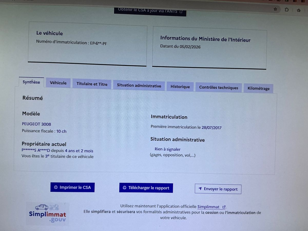 Peugeot 3008 d'occasion