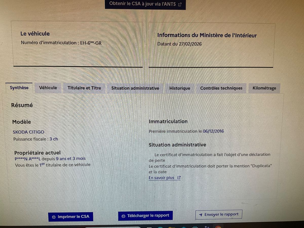 Skoda Citigo d'occasion