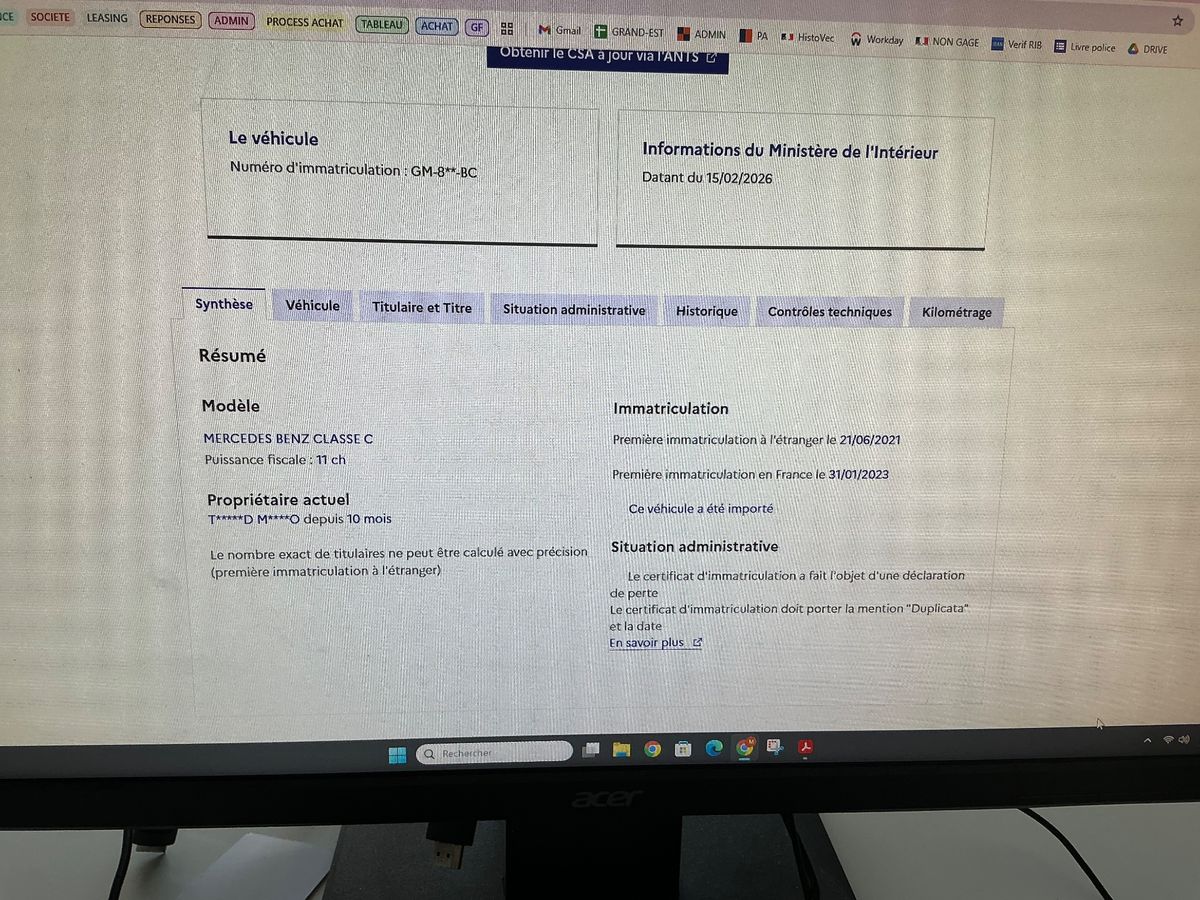 Mercedes-Benz C-Klasse d'occasion