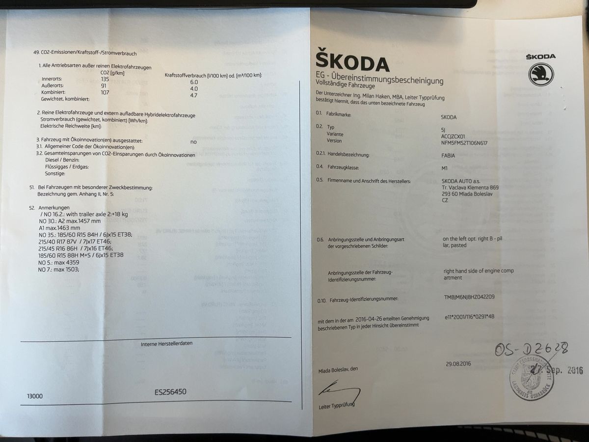 Skoda Fabia d'occasion