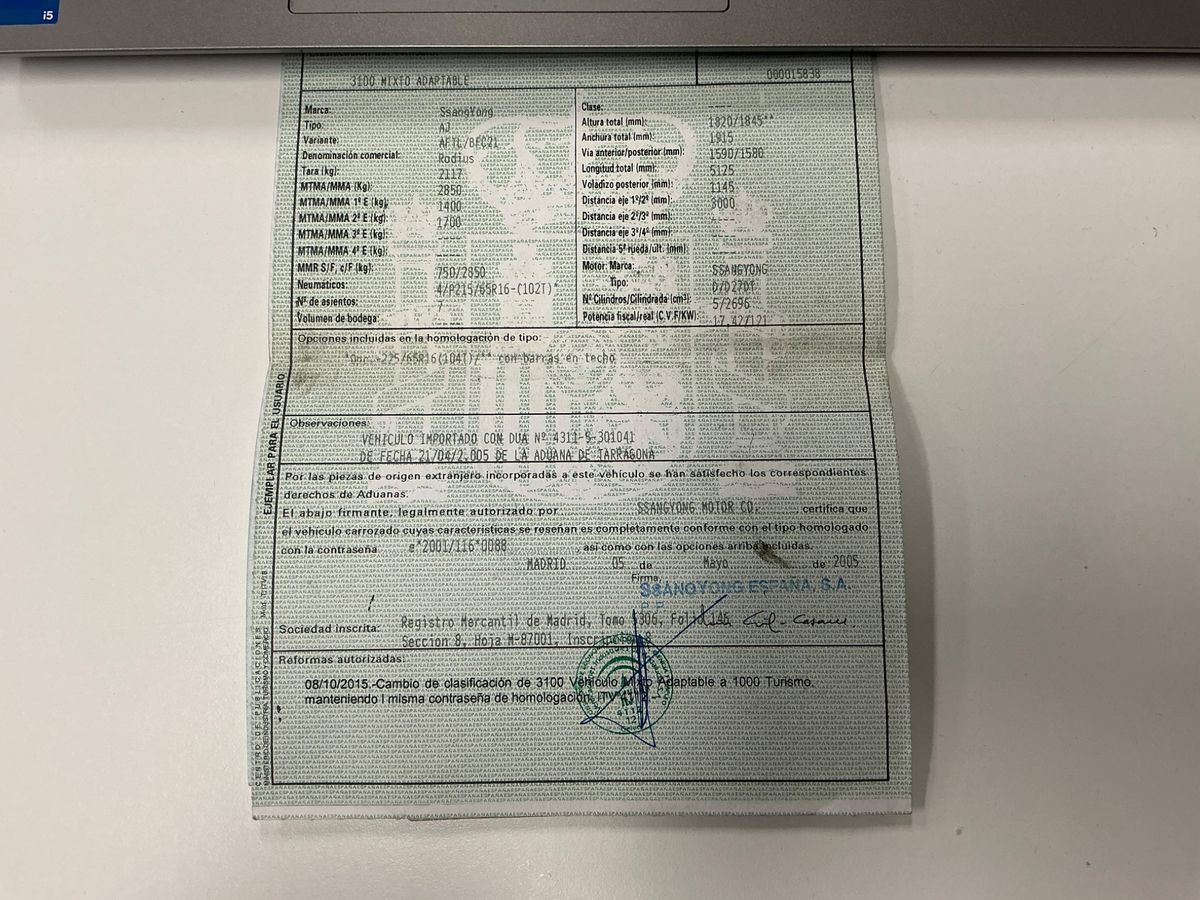 Ssangyong Rodius d'occasion