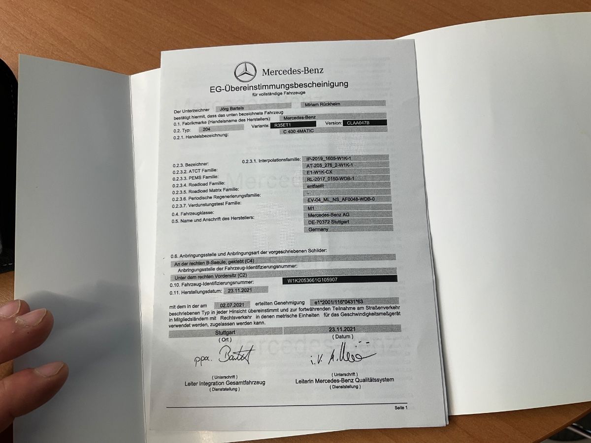 Mercedes-Benz C-Klasse C 400 4Matic AMG Line