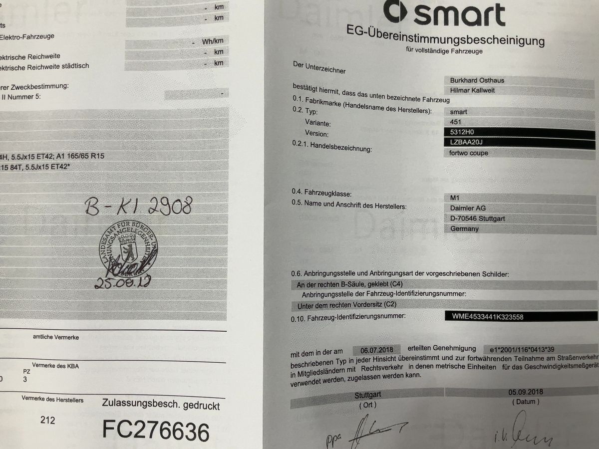 Smart fortwo d'occasion