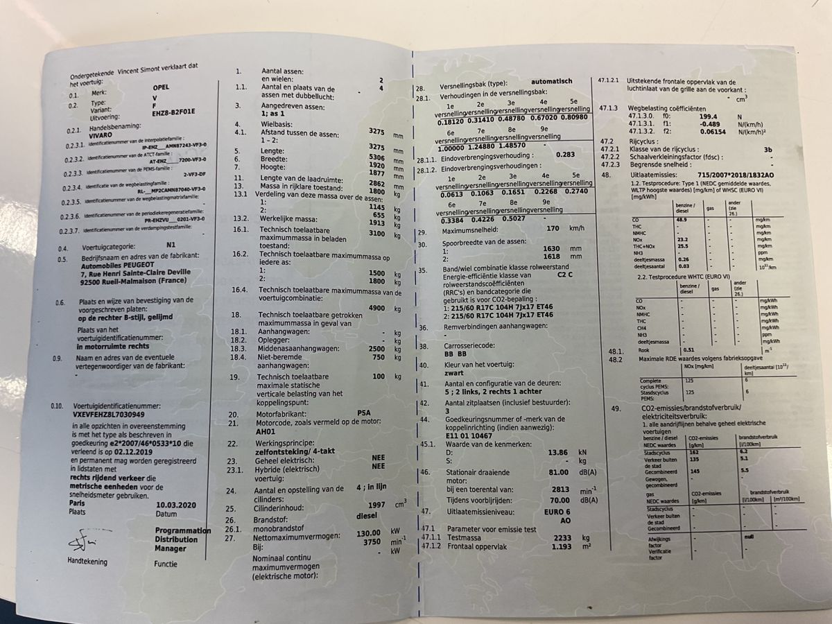 Opel Vivaro d'occasion