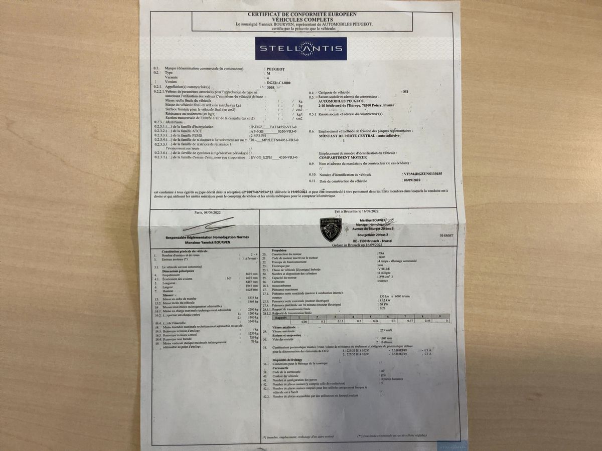 Peugeot 3008 d'occasion