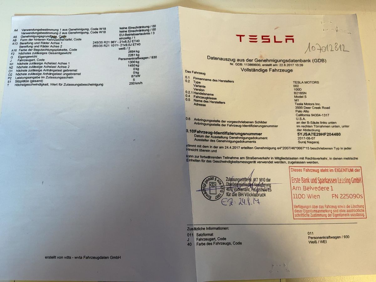 Tesla Model d'occasion
