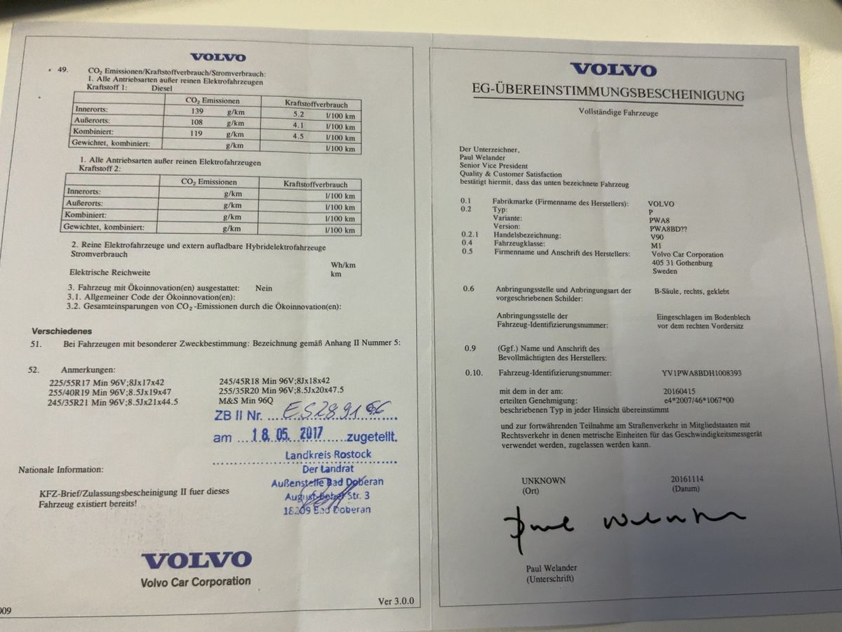 Volvo V90 d'occasion