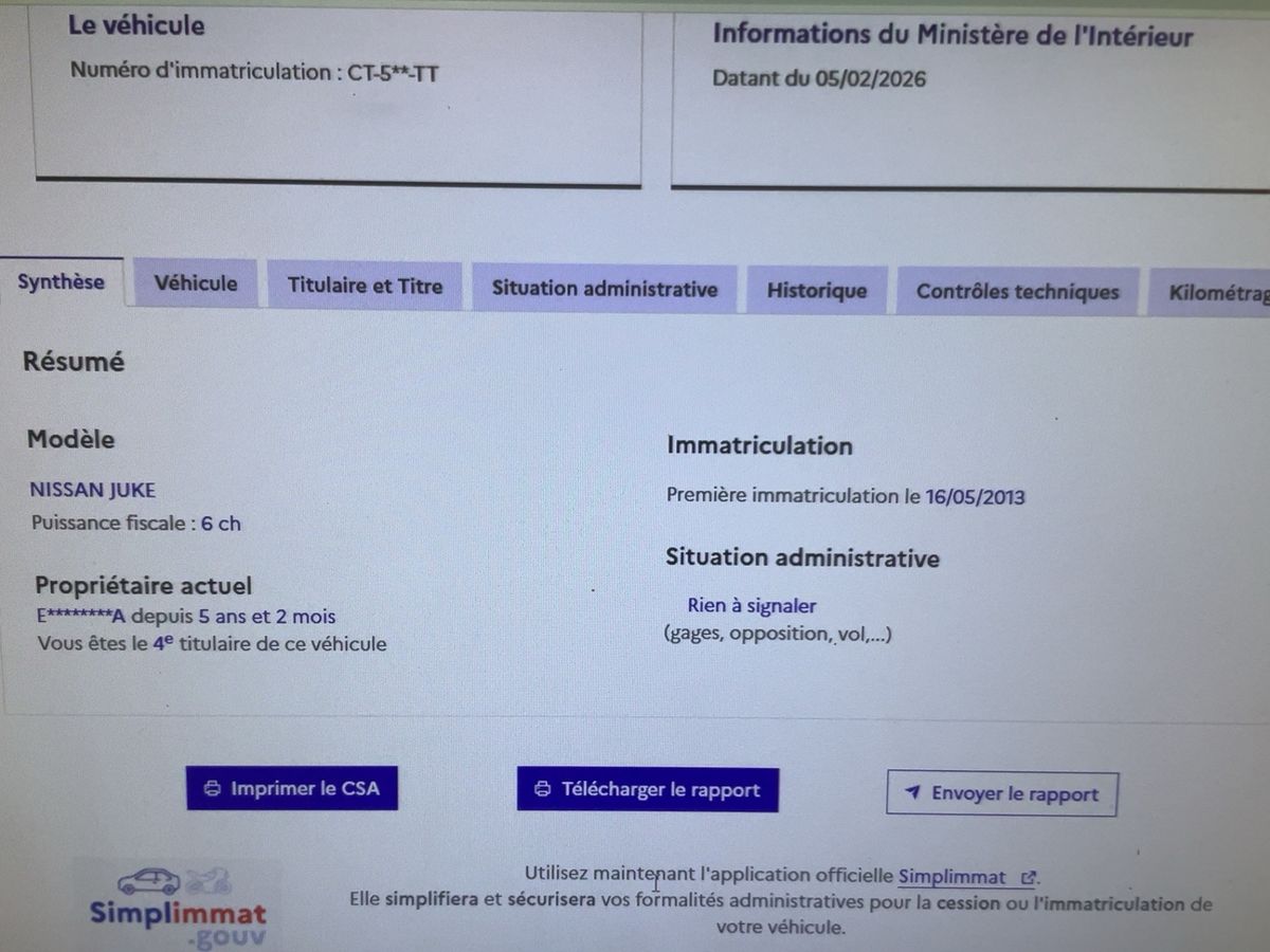 Nissan Juke d'occasion