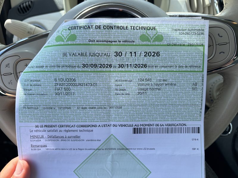 Fiat 500C 1.2 Lounge 2017 – снимка 17