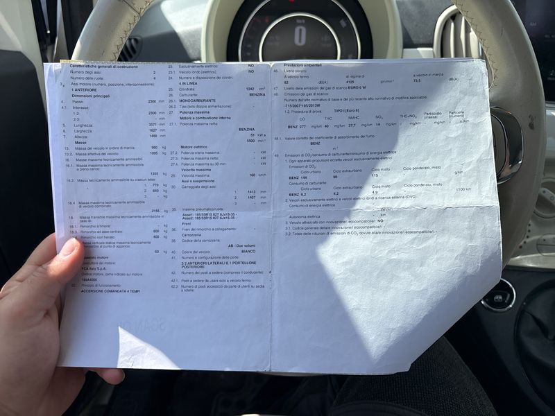 Fiat 500C 1.2 Lounge 2017 – снимка 20