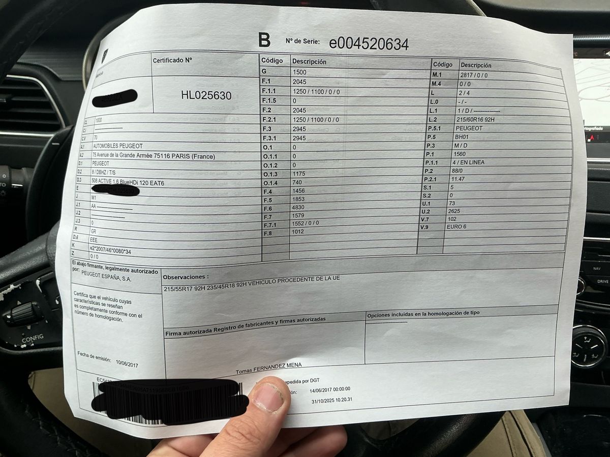 Peugeot 508 1.6 Blue-HDi Active