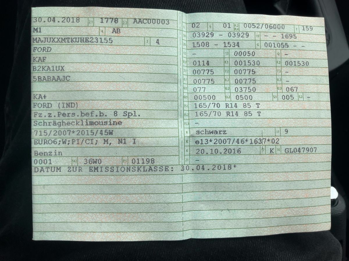 Ford Ka+ 1.2 Ti-VCT Basis