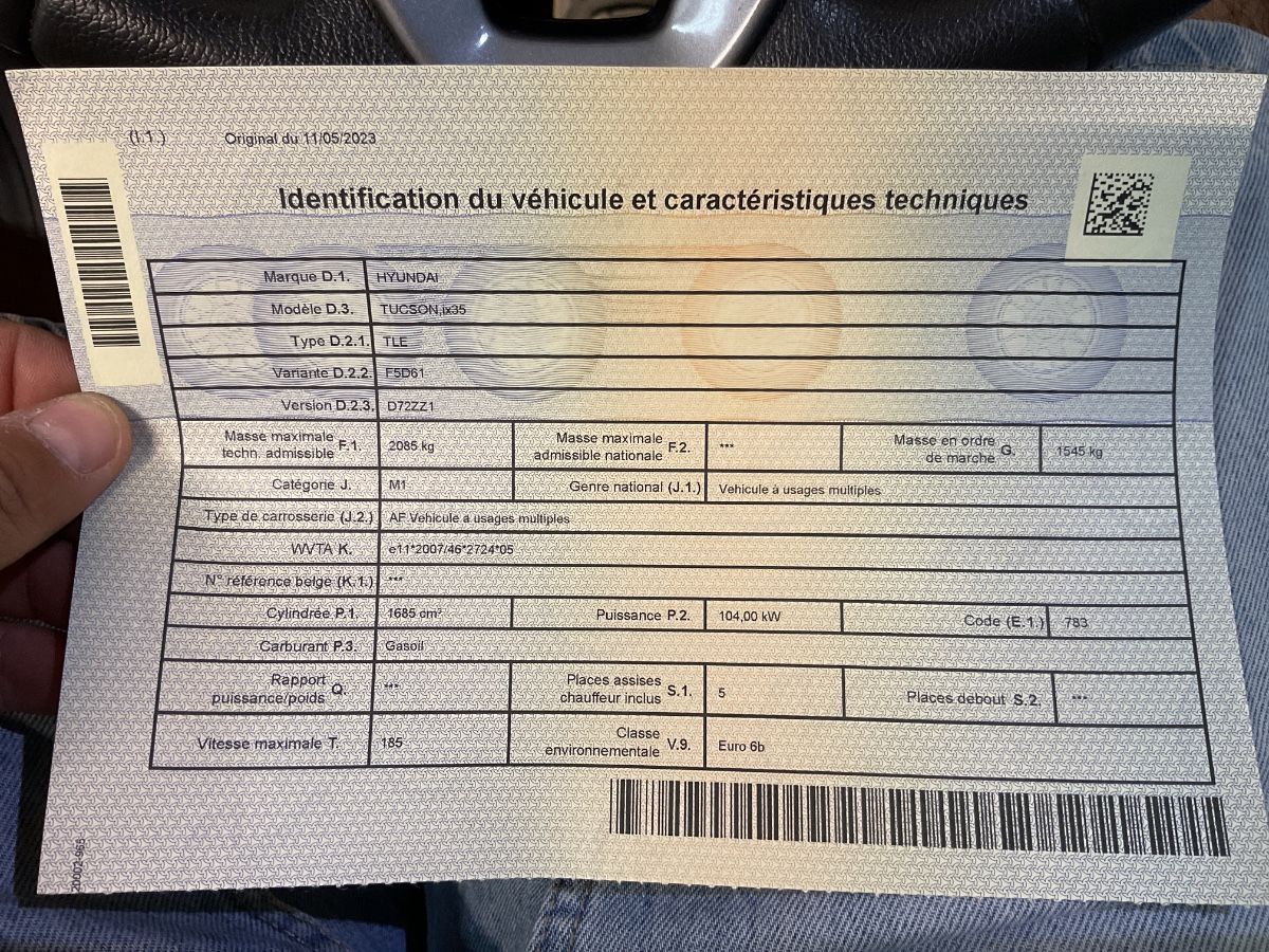 Hyundai Tucson 1.7 CRDi Premium blue 2WD