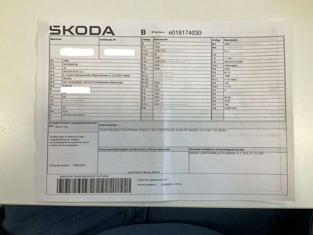 Skoda Karoq 1.5 TSI ACT SportLine