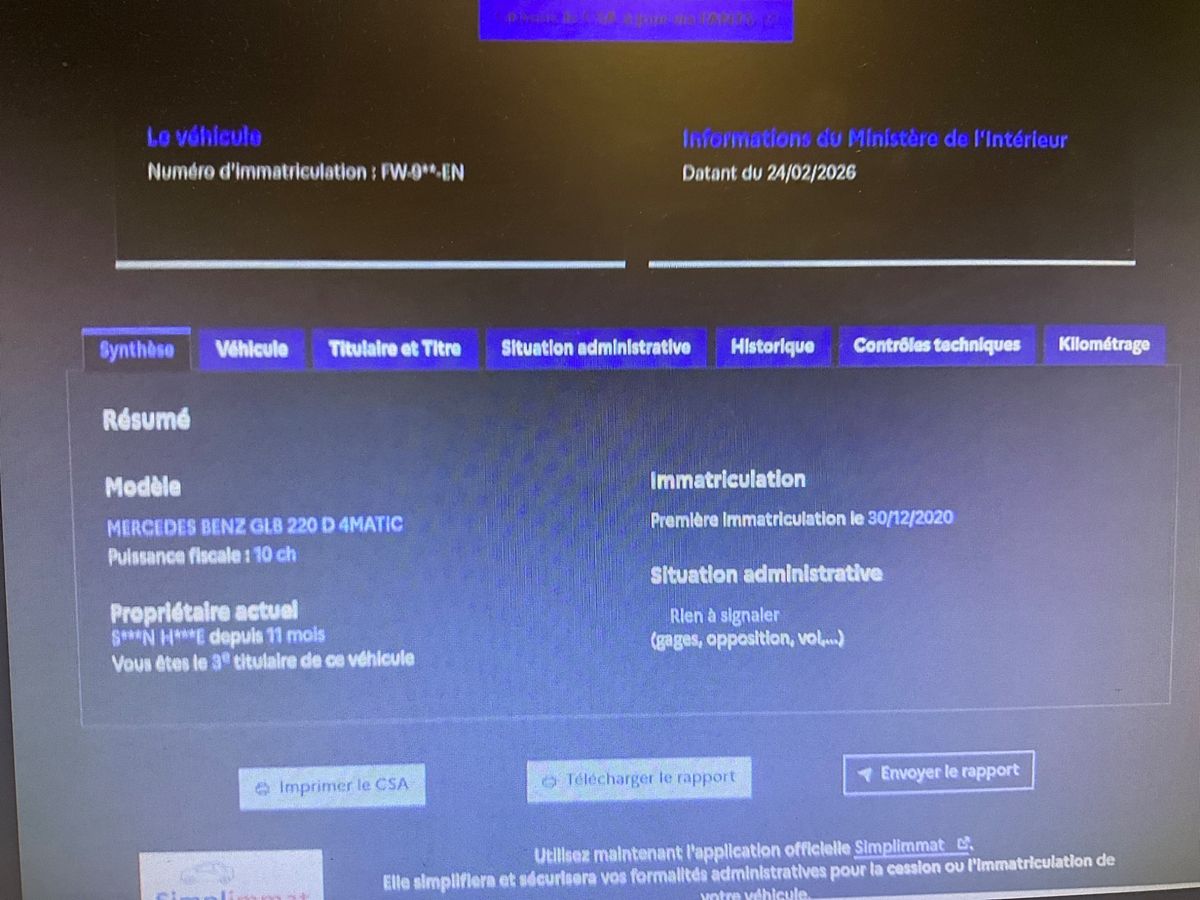 Mercedes-Benz GLB-Klasse d'occasion