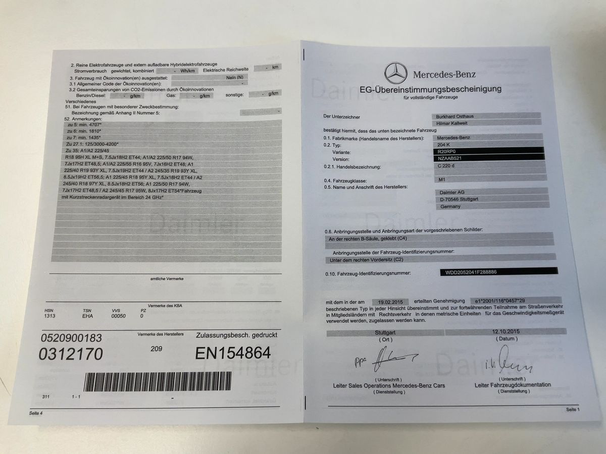 Mercedes-Benz C-Klasse d'occasion