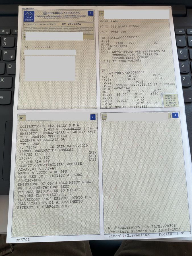 Fiat 500C d'occasion