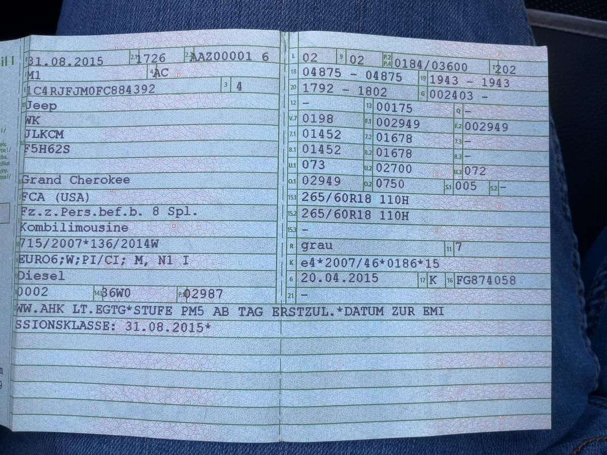 Jeep Grand d'occasion