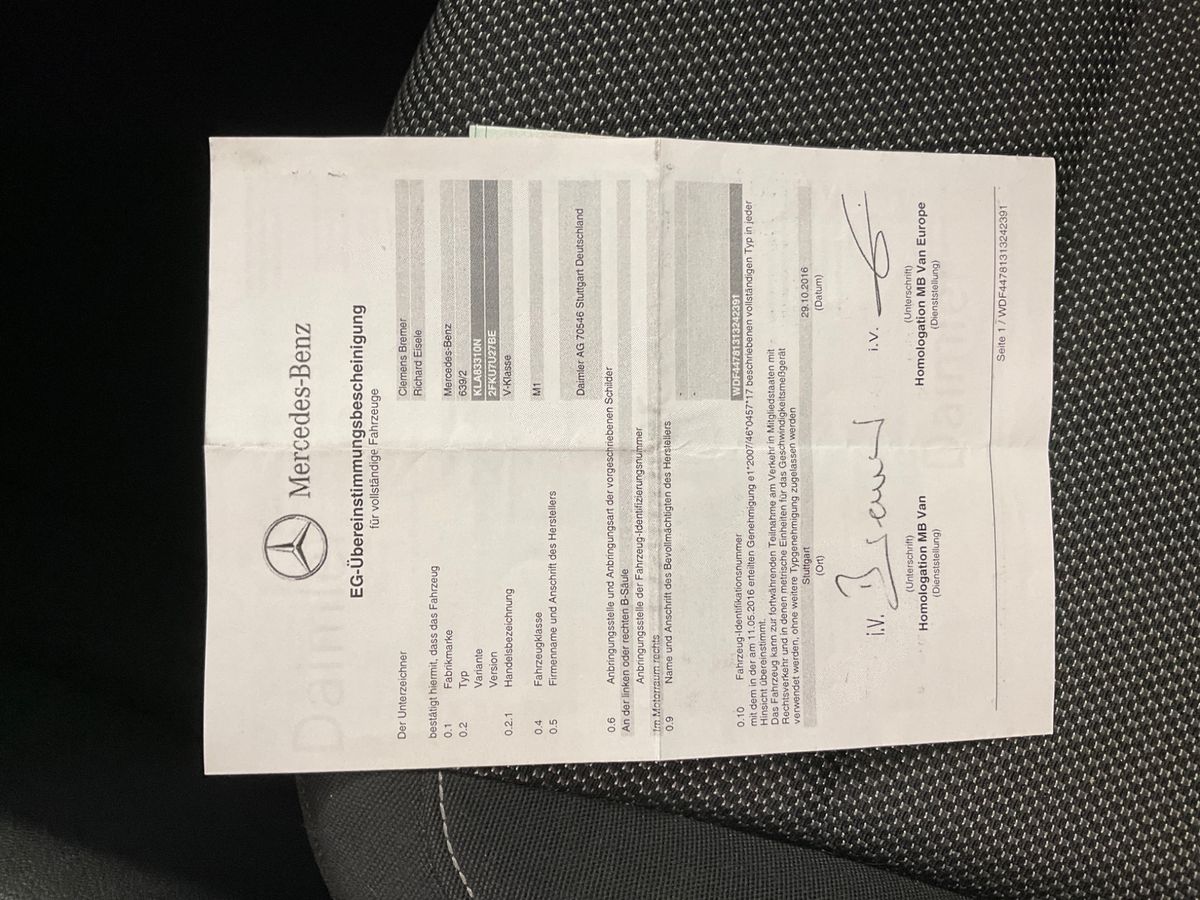 Mercedes-Benz V-Klasse d'occasion