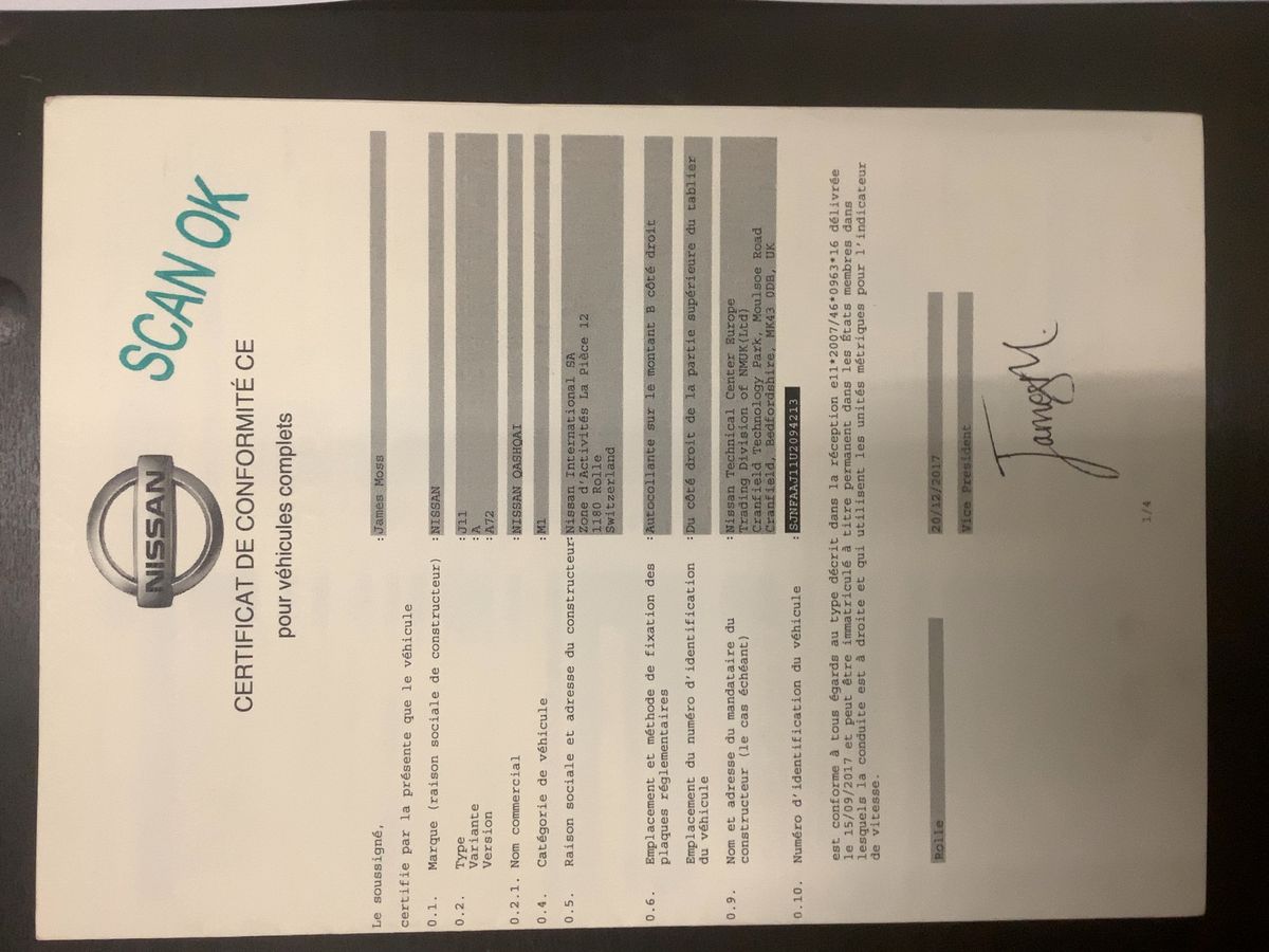 Nissan Qashqai d'occasion