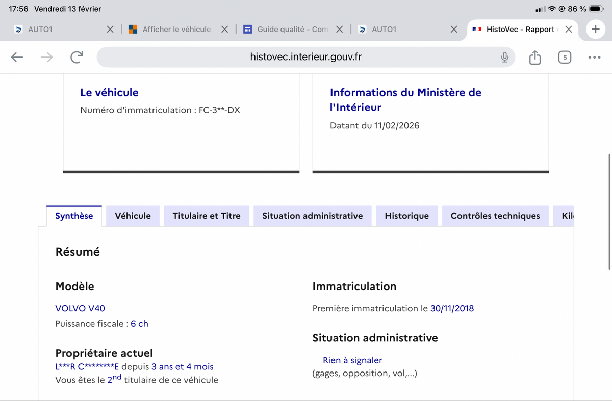 Volvo V40 d'occasion